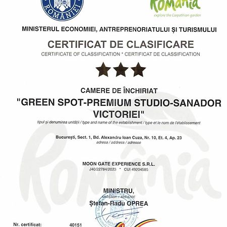 Green Spot - Premium Studio - Sanador Victoriei บูคาเรสต์ ภายนอก รูปภาพ